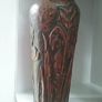 Pair of Hand Carved Bamboo Vases Image 3