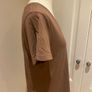 M&S toffee cotton top size 12 Image 2