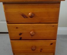 Solid Pine bedside locker
