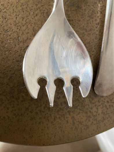 Salad Servers Cutlery. Dining