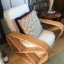Mid century Paul Frankl Style lounge chair 1940s Image 2