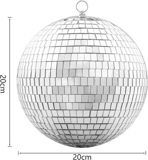 NEW SALE | 20CM Cool and Fun Silver Hanging Party Disco Ball