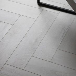 Herringbone LVT Flooring - Clayton Oak 60x12.5cm