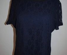 Brand new Gina Benotti navy lace top size UK16/18 EU44/46 Perfect condition Postage included