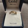 9ct Gold Ring size M or N Image 2