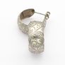 Vintage 925 Sterling Silver Scroll Engraved Earrings Image 7