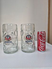 2 x original Erdinger Mugs
