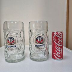 2 x original Erdinger Mugs