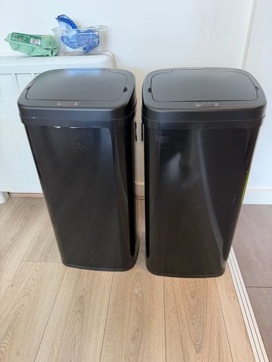 2 Russell hobbs sensor bins 40L