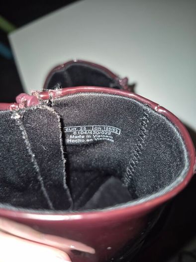 Girls Boots- Zara- Burgundy Colour