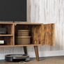 New Retro TV Stand Cabinet Living Room - FREE P&P Image 2