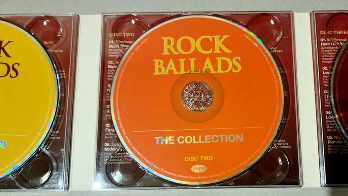 CD Rock Ballads: the Collection by Various Artists (2014), VG condition.