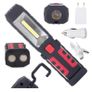 New 3 in 1 Magnet Lamp Workshop Torch LED Cob USB Powerbank Battery #1444 Image 7