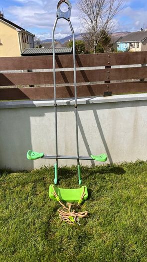 Swing set with slide