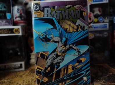 Batman ! Issue #500 ! Anniversary Issue ! Special Edition Die-Cut Cover with Silver Lettering ! 1993 ! by DC Comics !