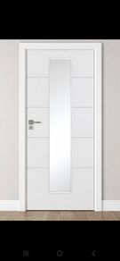 Hydra Primed White Glass Doors