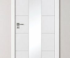Hydra Primed White Glass Doors