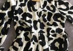 ASOS Black and white long sleeved maternity dress