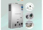 8L Hot Water Heater Propane Gas Tankless Instant Boiler With Shower Kit