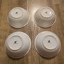 4 White Bowls Image 2