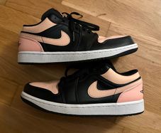 Jordan 1 Low Crimson Tint Mens Shoes Size UK 8