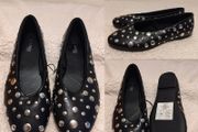 Ballerina Pumps Flat Shoes, New With Tags