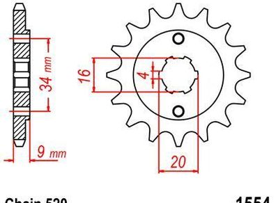 Yamaha Blaster Front Sprocket 13tooth