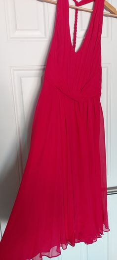 Beautiful Dress, Fuschia, 100% silk, like new, Size 10