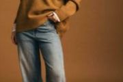 Stradivarius Ochre Soft Touch Oversized Sweater Jumper