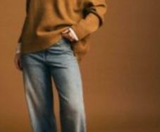 Stradivarius Ochre Soft Touch Oversized Sweater Jumper