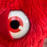 Keel Toys Monsterous Bullseye Plush Red Monster Striped Horns Halloween Used Please look at the pictures Image 2