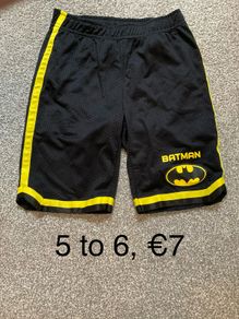 Batman shorts, 5 to 6