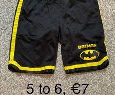 Batman shorts, 5 to 6