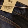 Mens Levis 502" Taper Jeans in blue. Image 6