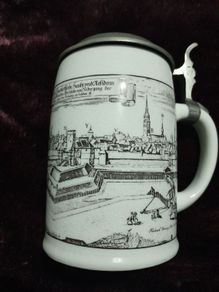 Ceramic German Beer Stein