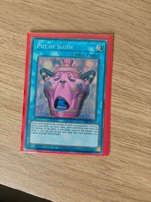 yugioh- Pot of Sloth secret rare CORE