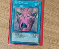 yugioh- Pot of Sloth secret rare CORE