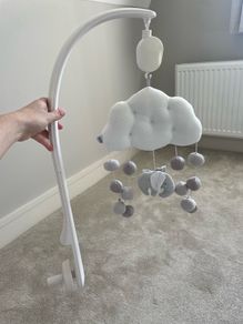 Baby Mamas and Papas musical cot mobile