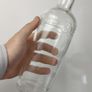 331 - Set of 2 Vintage Clear Glass Collectible Decorative Bols Vodka Bottles Image 2