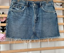 skirt Zara size lege denim skirt