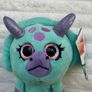 Popetz Triceratops Dinosaur Jumping Plush Toy Sot Teal Purple NO Sounds Eolo Toys Used Please see photos Image 3