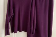 Jaeger merino wool purple skirt &amp; jumper