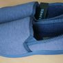 Memory Foam Full Back Blue Loafer Slippers | Size 6 UK, Brand New! Image 3