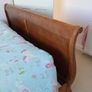 Mahogany King Size Sleigh Bed Image 2
