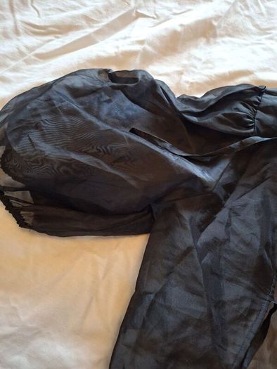 Black Organza Top