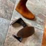 Cobblers Anvil Vintage Cast Iron Shoe Last Book End Door Stop Heavy Prop Image 6