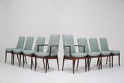 Vintage Set of 8 Rosewood Dining Chairs, Hamilton by Robert Heritage for Archie Shine, 1960s