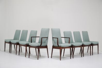 Vintage Set of 8 Rosewood Dining Chairs, Hamilton by Robert Heritage for Archie Shine, 1960s