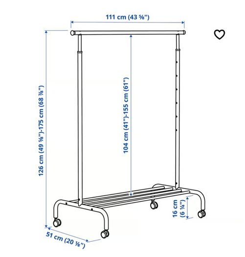 Clothes rack IKEA