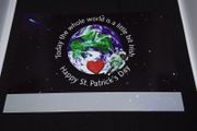Ireland Postcard : Irish National Stamp Exhibition 2001 - Belated St.Patrick's Day Postcard